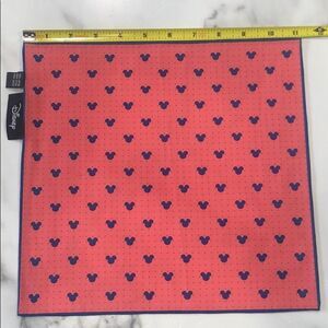 Brand New Disney Mickey Mouse Dot Pocket Square